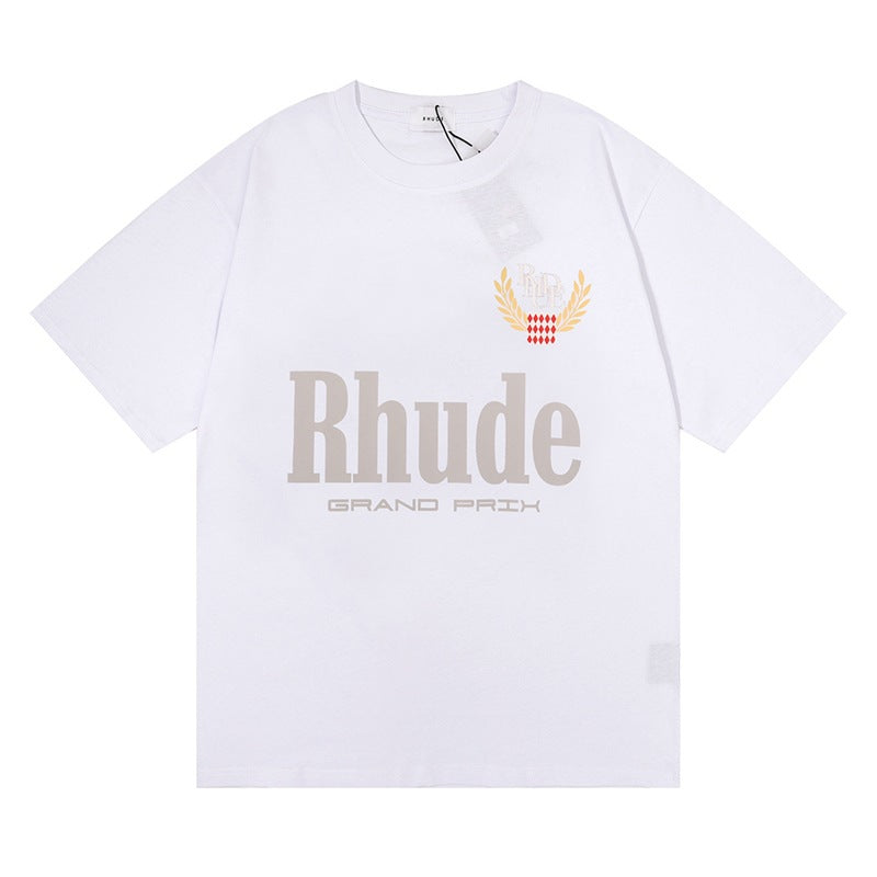 Rhude T-shirt Letter Print Short Sleeve T-shirt