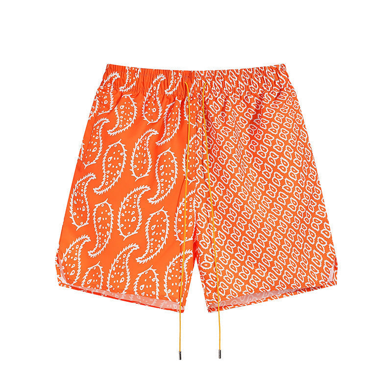Rhude T-shirt Family Totem Casual Short Sleeve Shirt, Shorts