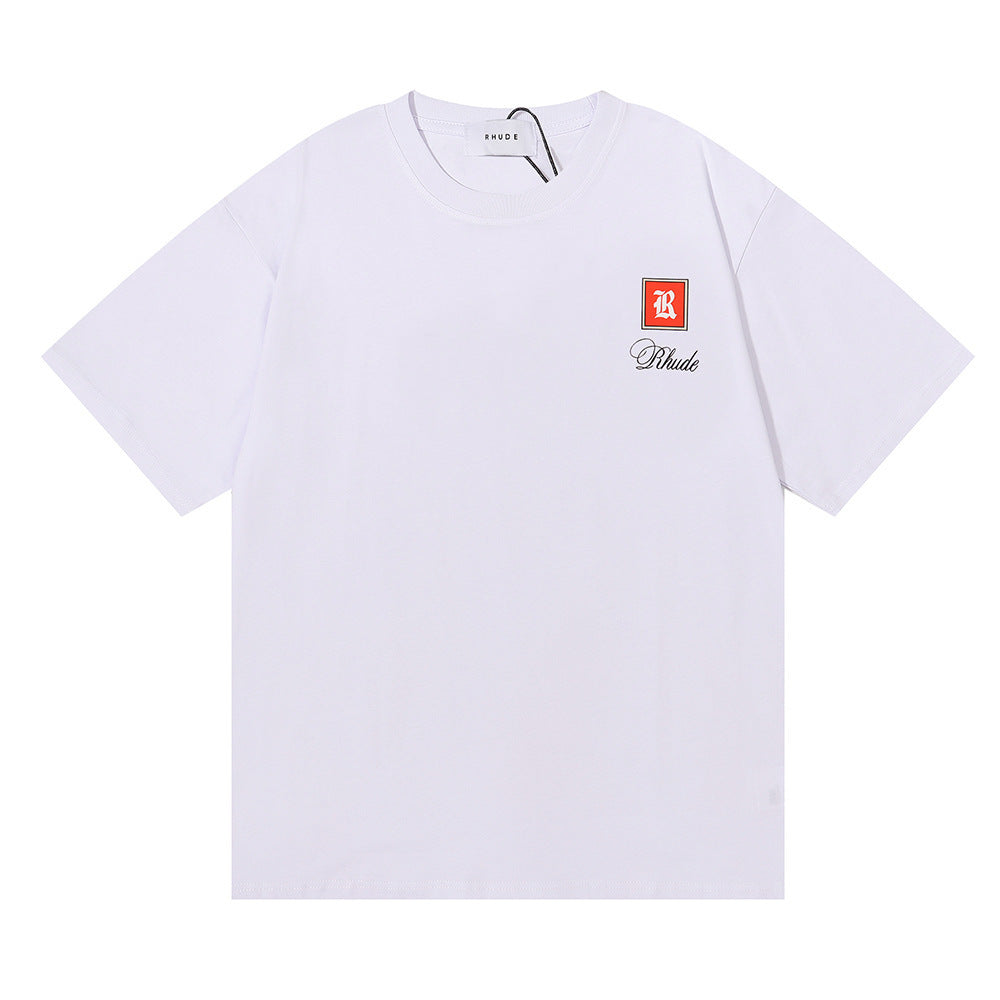 Rhude T-shirt Moroccan Micro Printed Short Sleeve T-shirt