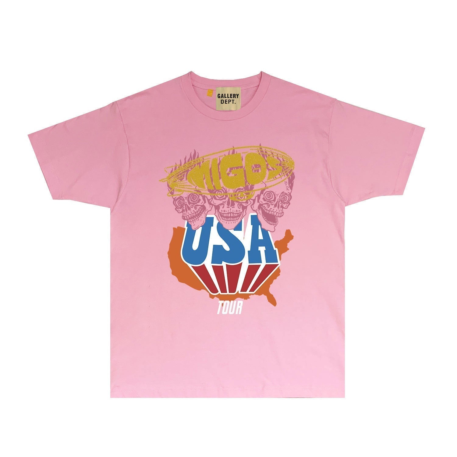 Gallery Dept T Shirts European And American Tee Shirt Short Sleeve T-Shirt Blouse