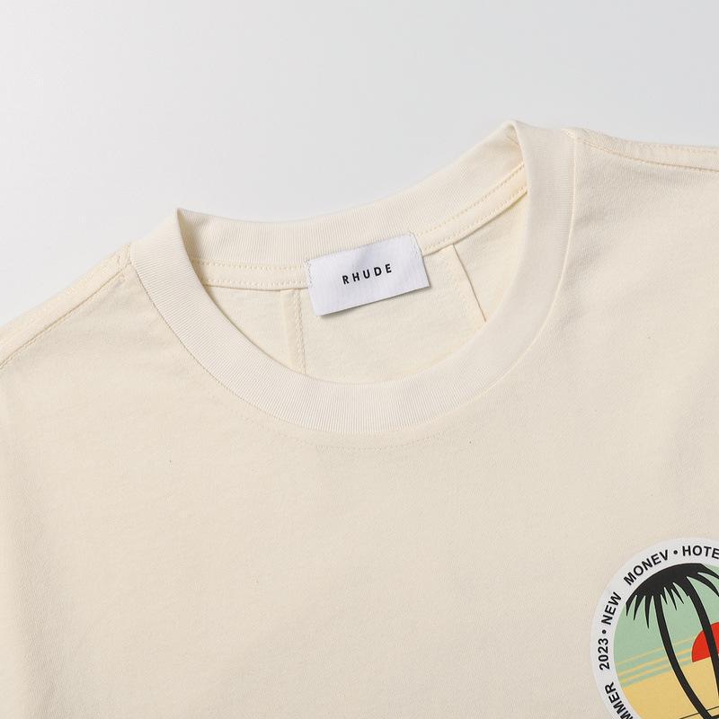 Rhude T-shirt Geometric Print Short Sleeve T-shirt