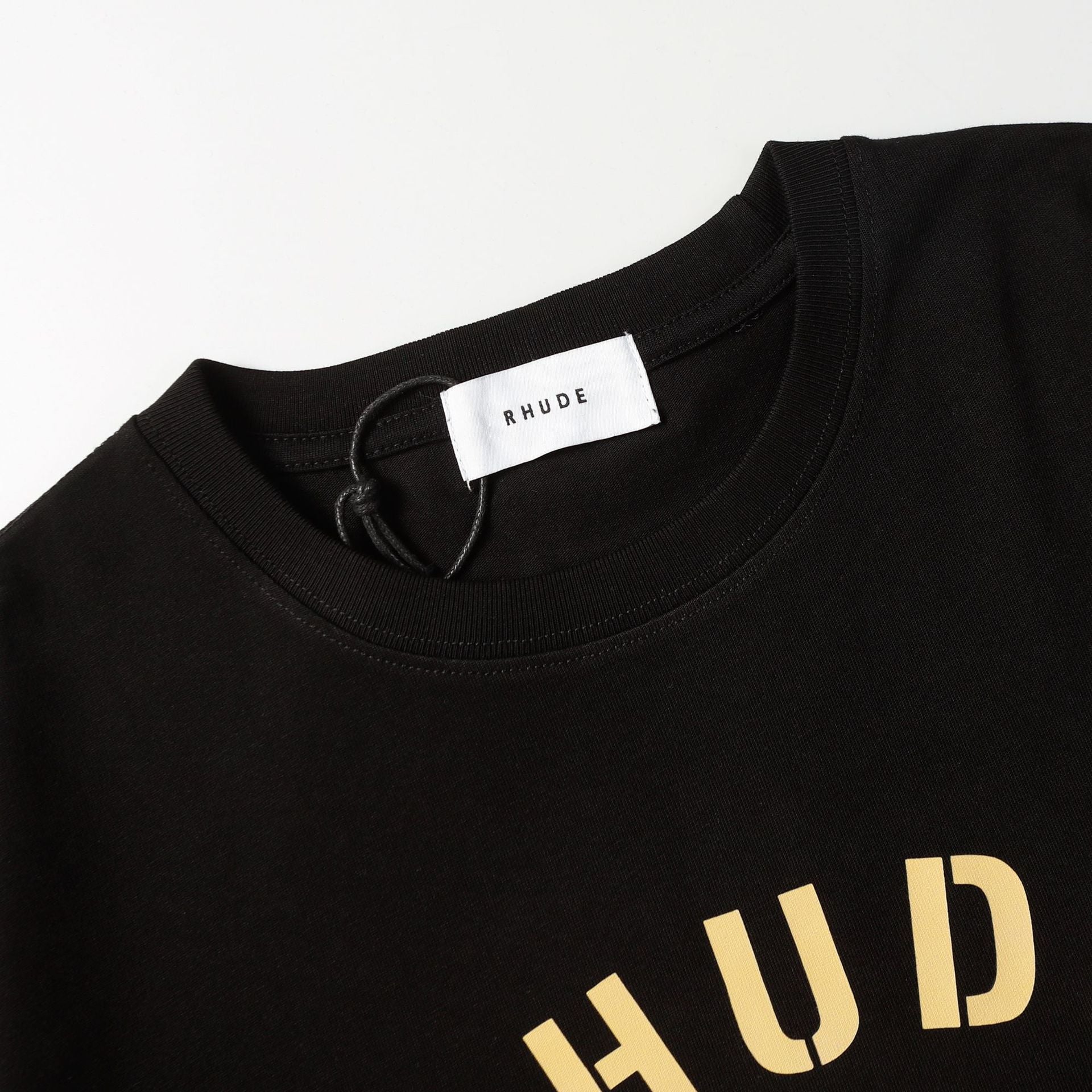 Rhude T-shirt Racing Club Alphabet Slogan Printed Short Sleeve T-shirt