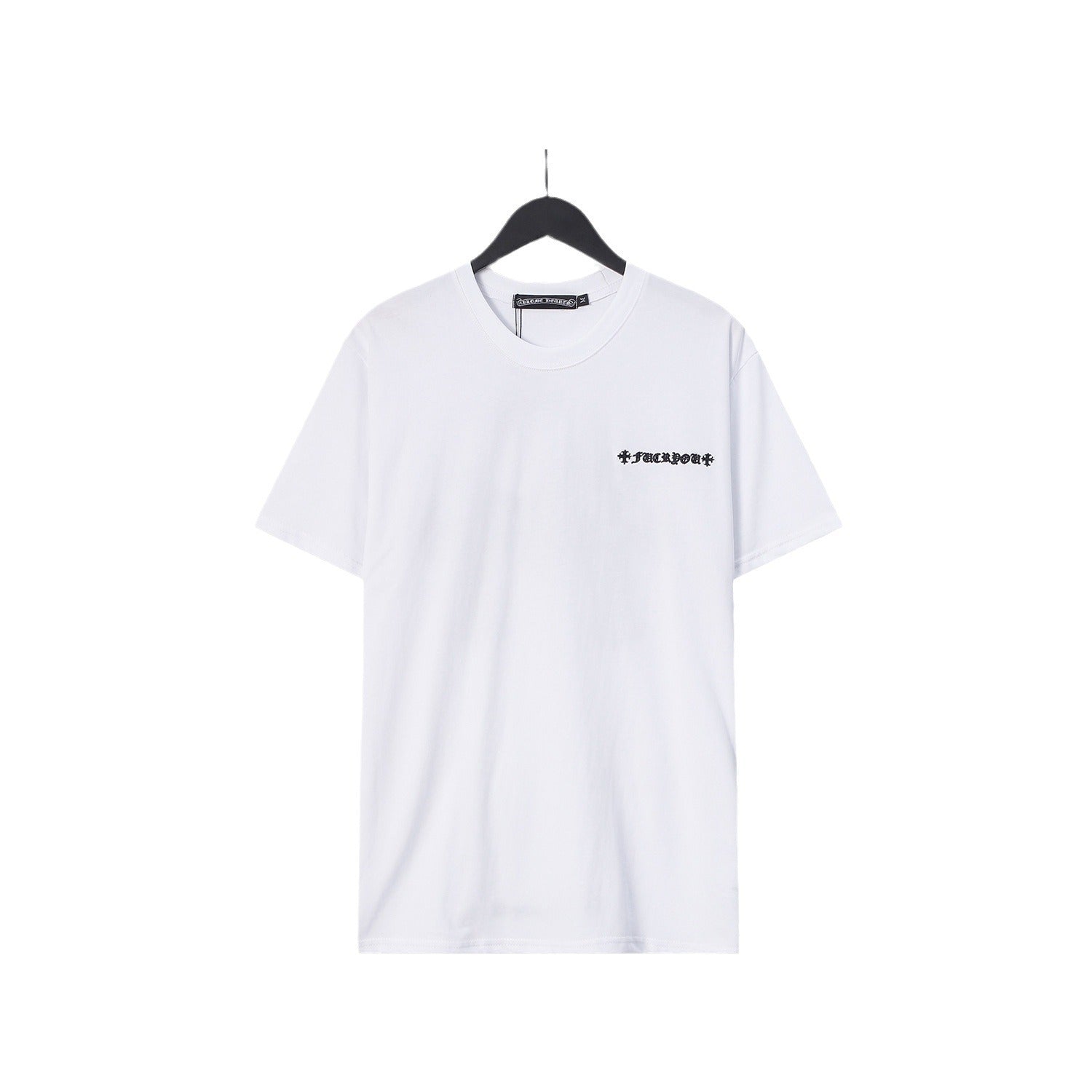 Chrome Heart T Shirts Chrome Hearts Sanskrit Horseshoe Short Sleeve T-Shirt