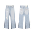 Gallery Dept Jeans hand-painted splash ink paint point matching denim trousers