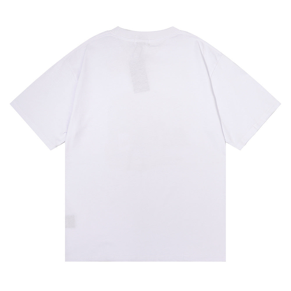 Rhude T-shirt Micro Label Angel Letter Print Short Sleeve T-shirt