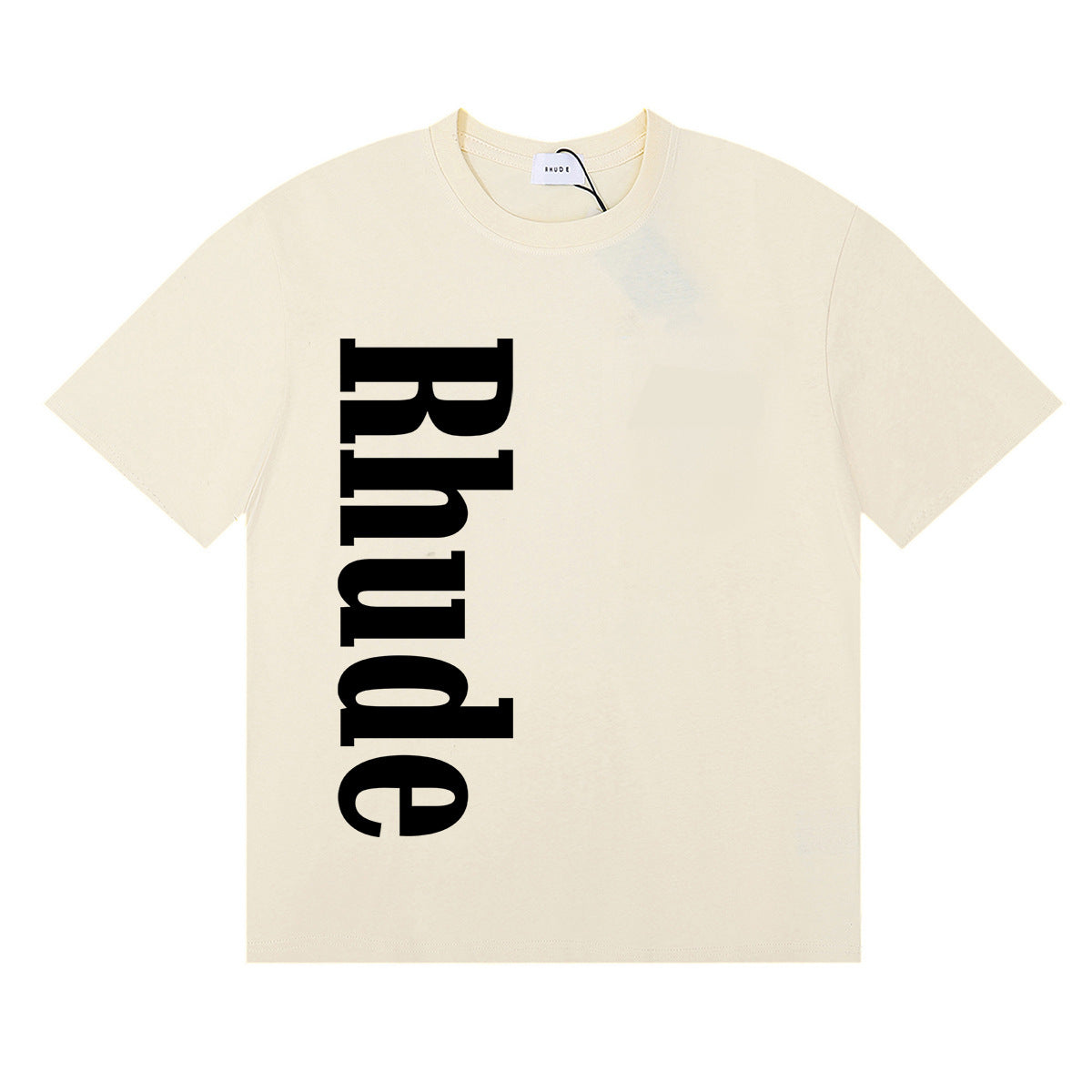 Rhude T-shirt Micro Label Letter Skull Print Short Sleeve T-shirt