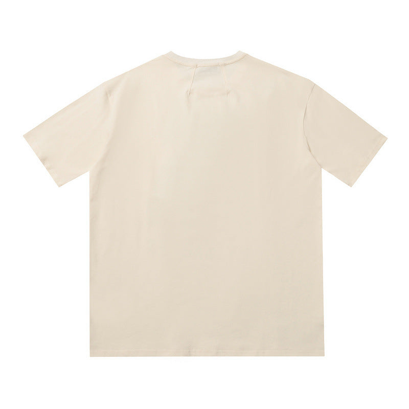 Rhude T-shirt Parrot Wheat Ear Letter Print Short Sleeve T-shirt