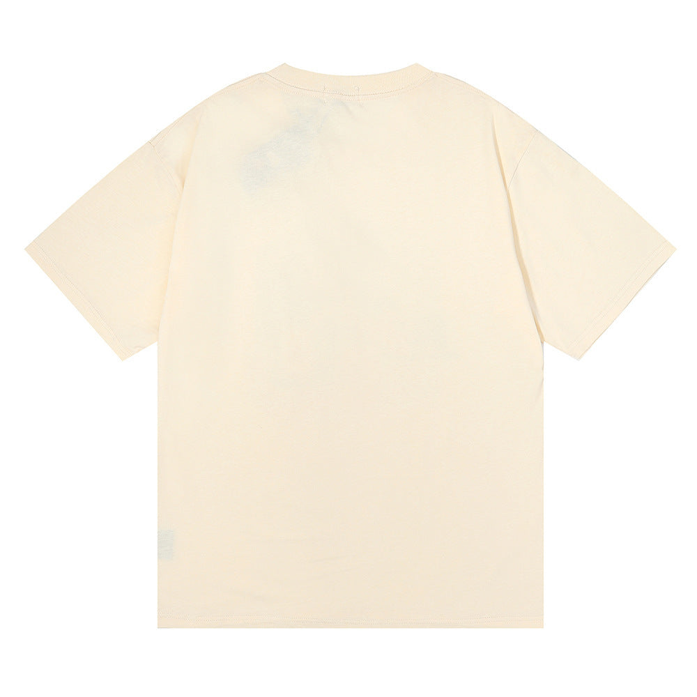 Rhude T-shirt F1 Racing Letter Logo Pattern Short Sleeve T-shirt