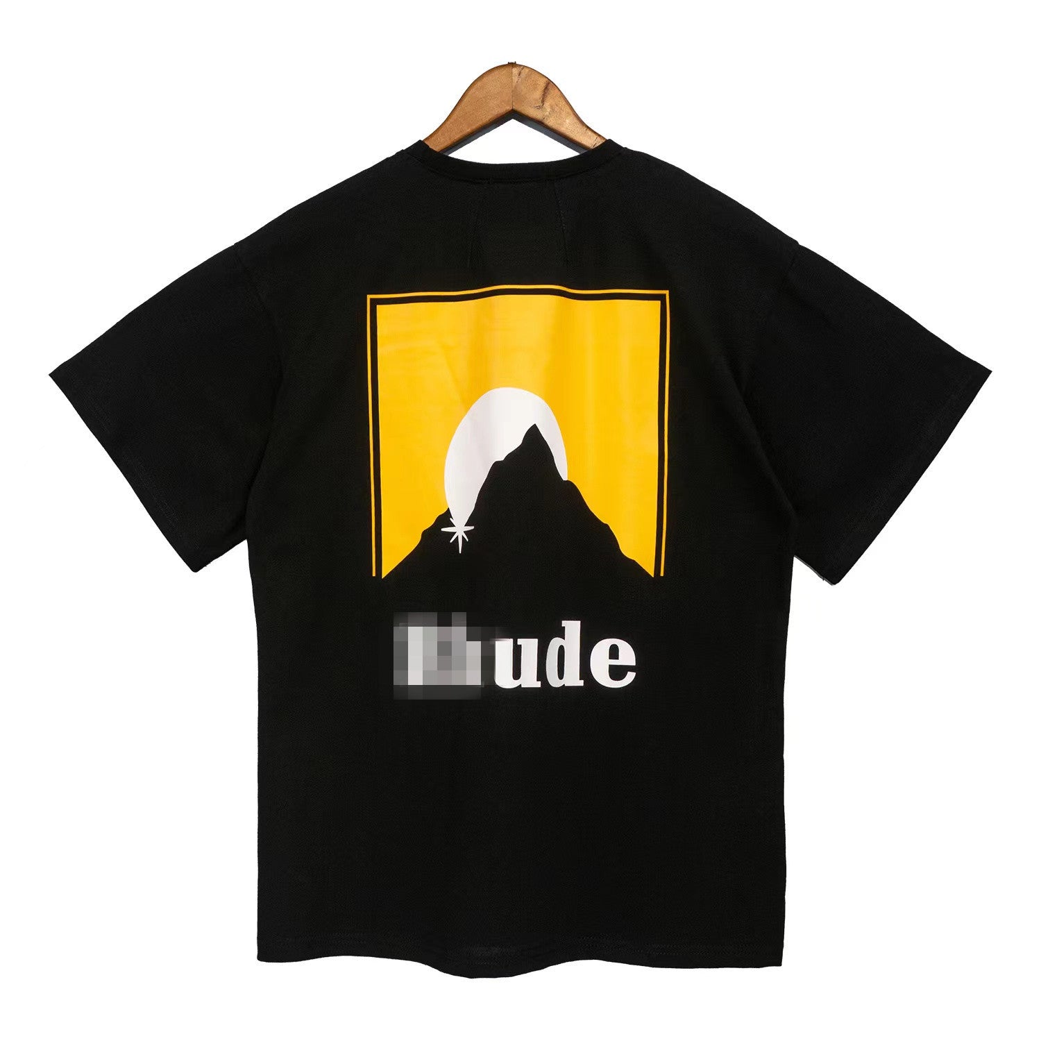 Rhude T-shirt Classic Sunset Theme Printed Short Sleeve T-shirt