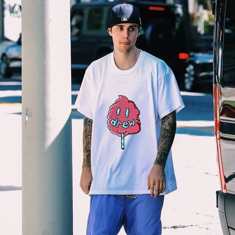 Drew T-shirts Maple Leaf Print