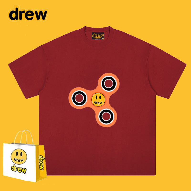 Drew T-shirts Cotton Short Sleeve Loose Men's Short Sleeve