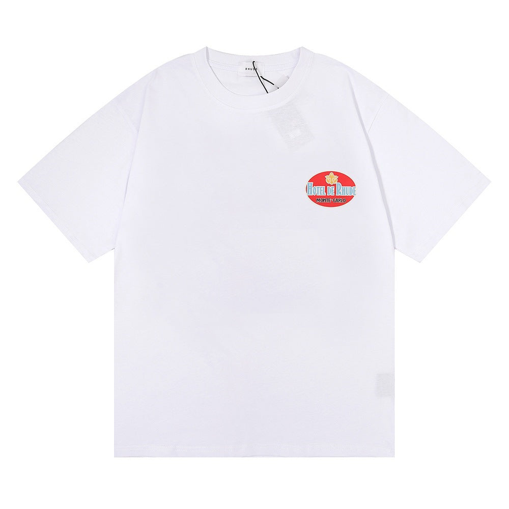 Rhude T-shirt Short Sleeve T-shirt Loose