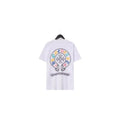 Chrome Heart T Shirts Croix Cross Color Leather Printed Short Sleeve T-Shirt