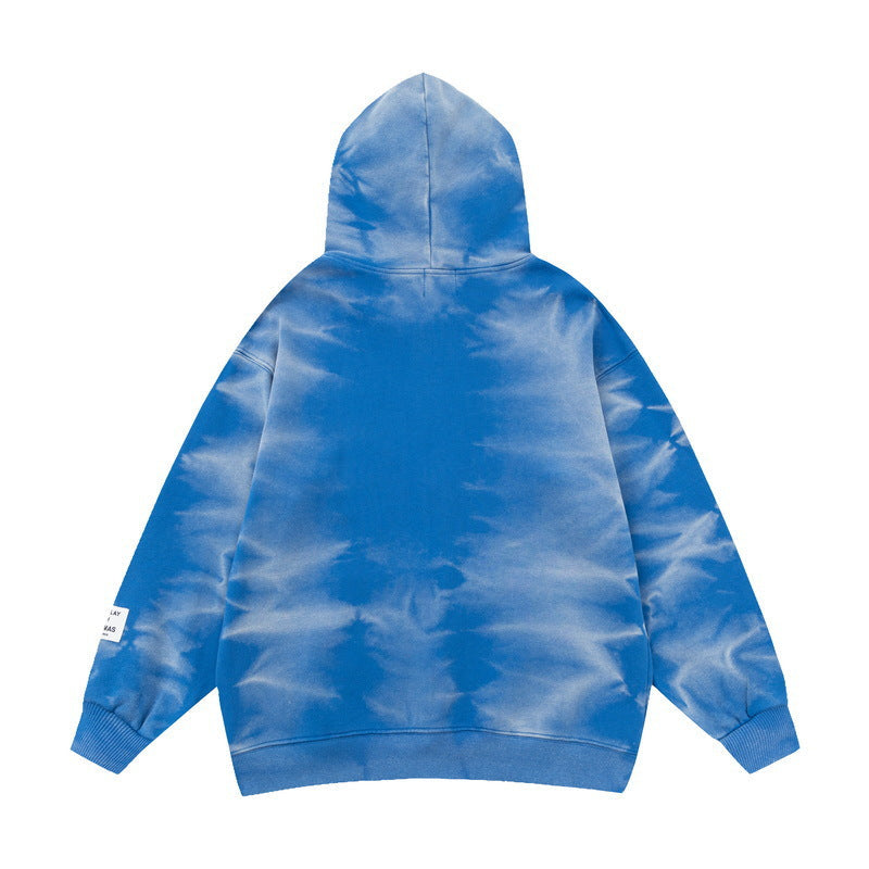 Gallery Dept Hoodie Washed Tie-Dye Hooded Sweater