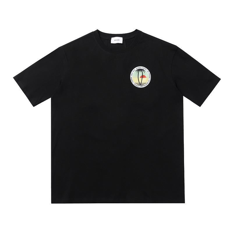 Rhude T-shirt Geometric Print Short Sleeve T-shirt