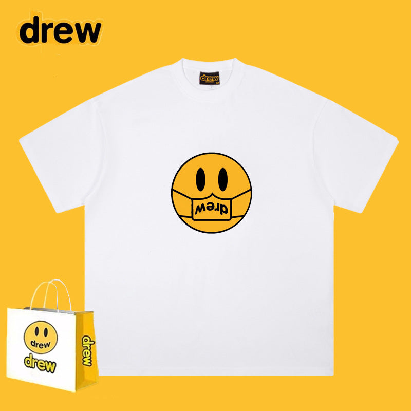 Drew T-shirts Heavy T-shirt High Street Loose Short Sleeve