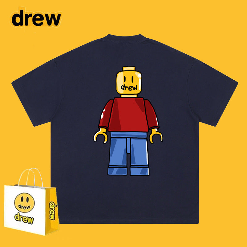 Drew T-shirts Smiley Face Short Sleeve