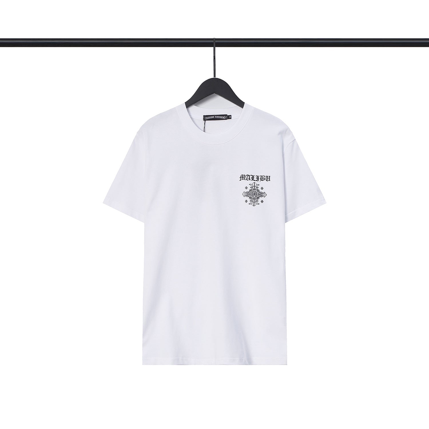 Chrome Heart T Shirts Sanskrit Cross Horseshoe Letter Flower Short Sleeve T-Shirt