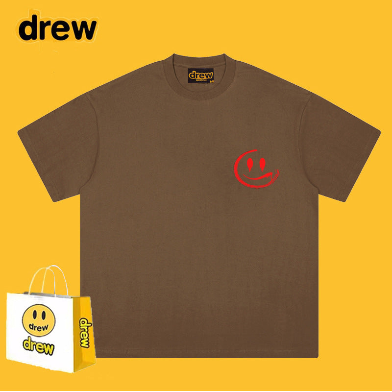 Drew T-shirts Cotton Short-Sleeved Printed T-shirt