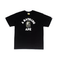 Bape Bearbrick T-Shirt Casual Letter Printed Round Neck Short Sleeve
