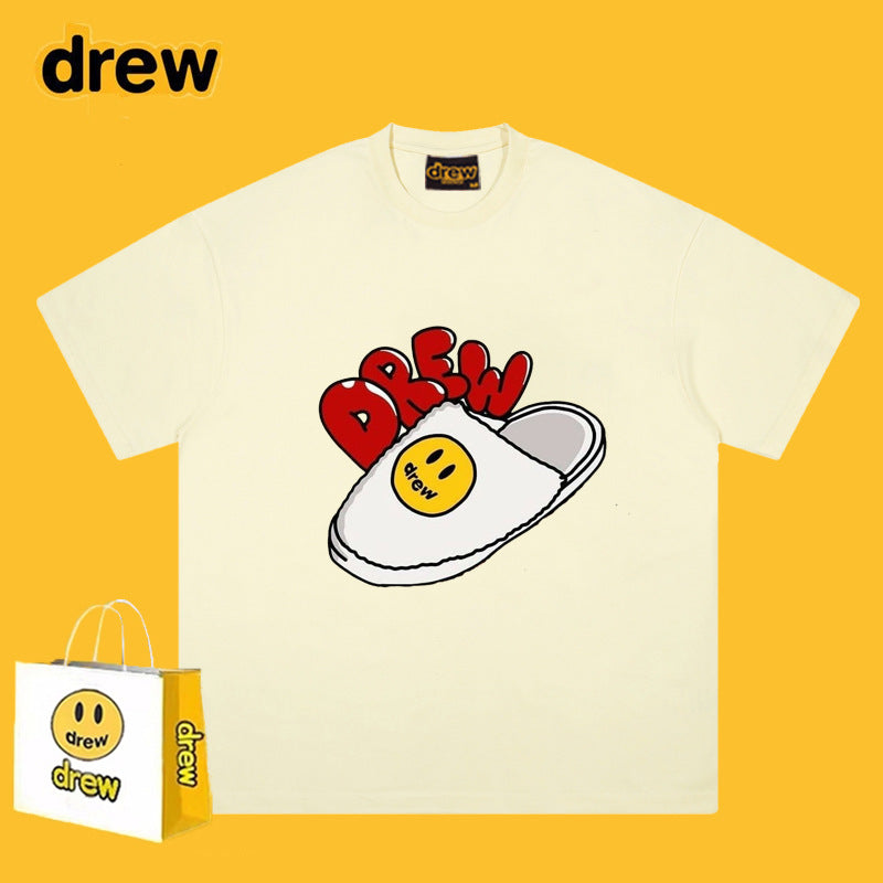Drew T-shirts Graffiti Fashion Brand Printing T-shirt