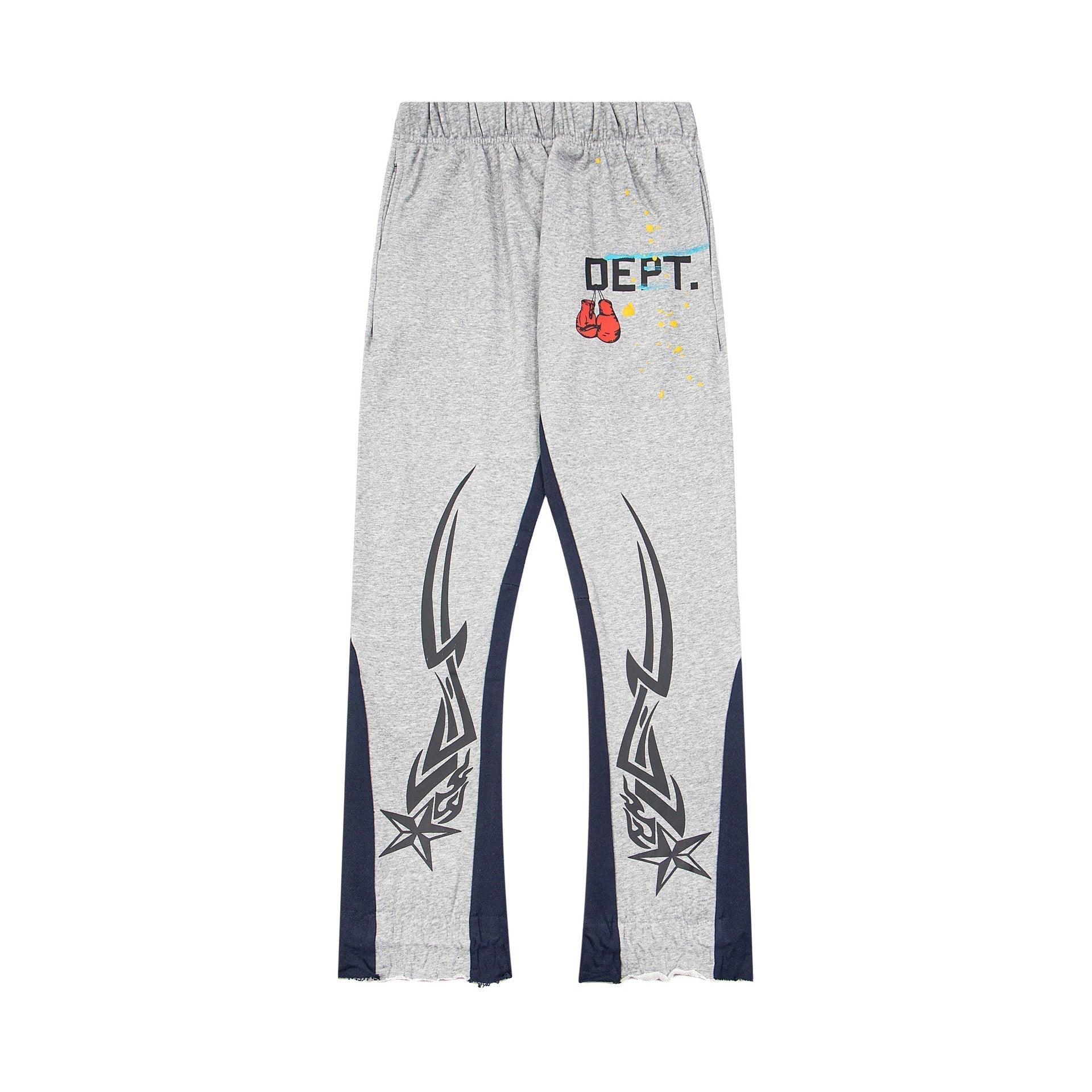 Gallery Dept Sweatpants T Hand-painted splashed ink letter splicing casual trousers