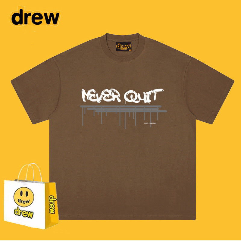Drew T-shirts Printed Short Sleeve Loose Men