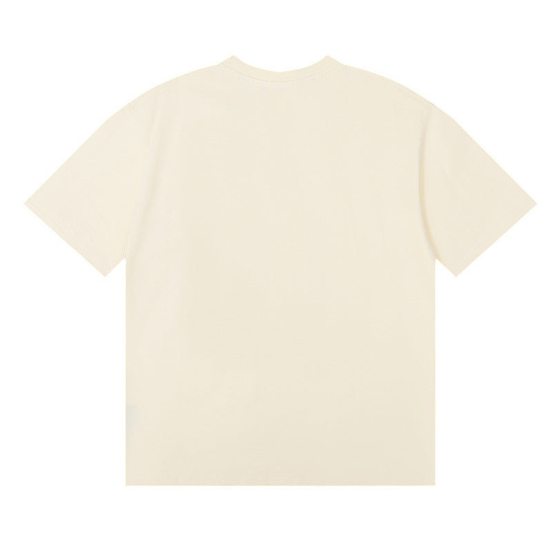 Rhude T-shirt Racing Formula Letter Logo Pattern Short Sleeve T-shirt