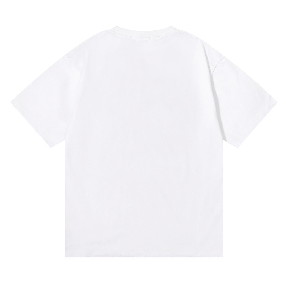 Rhude T-shirt Micro Label Yacht Print Short Sleeve T-shirt