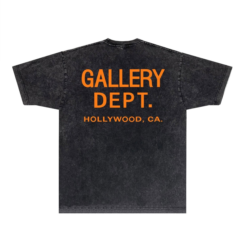 Gallery Dept T Shirts Tee Shirt Washed and Worn Short Sleeve T-shirt Blouse