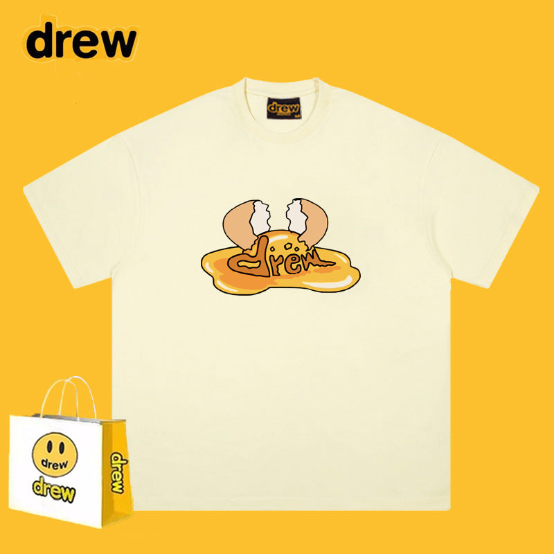 Drew T-shirts Short-Sleeved T-shirt Smiley Face