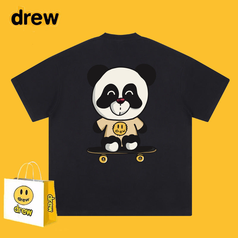 Drew T-shirts Short Sleeve Heavy Short Sleeve T-shirt Casual
