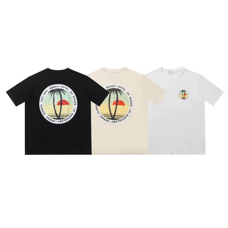 Rhude T-shirt Geometric Print Short Sleeve T-shirt