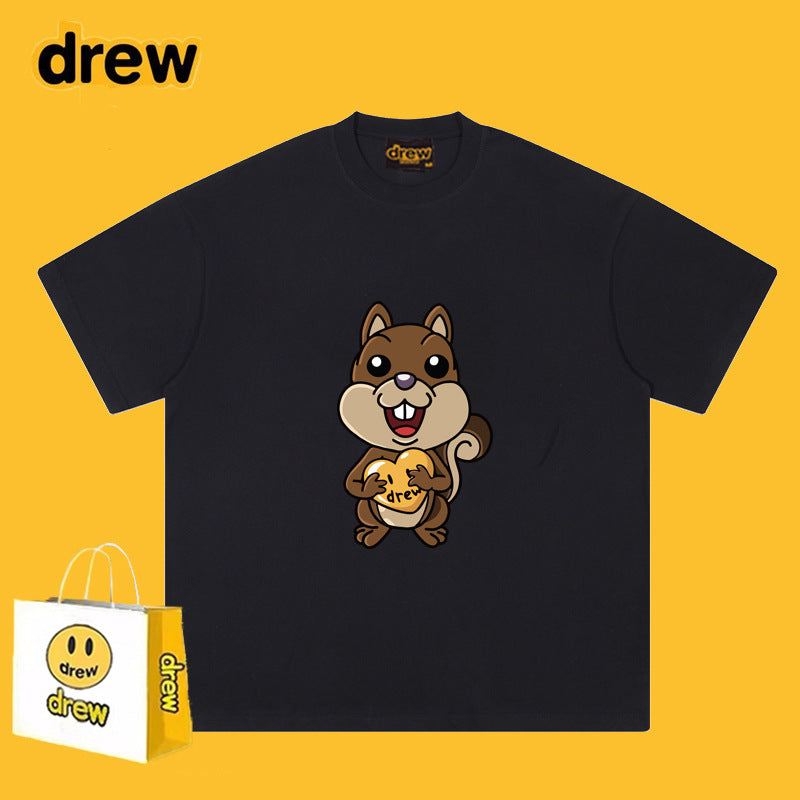 Drew T-shirts Smiley Bear Printed Short Sleeve