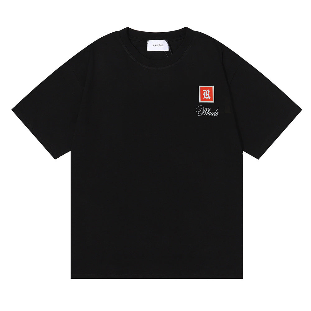 Rhude T-shirt Moroccan Micro Printed Short Sleeve T-shirt
