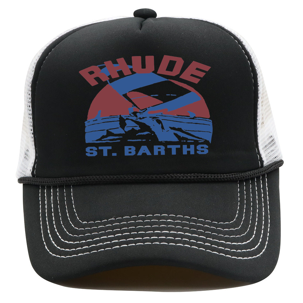Rhude Hat Retro Outdoor Shade Baseball Net Cap