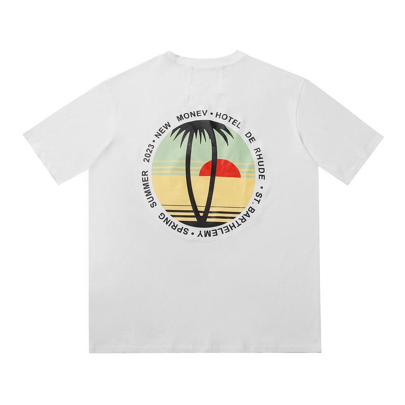 Rhude T-shirt Geometric Print Short Sleeve T-shirt