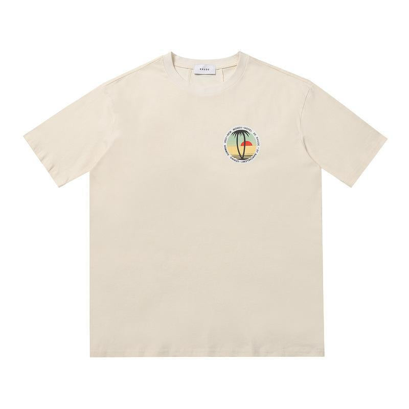 Rhude T-shirt Geometric Print Short Sleeve T-shirt