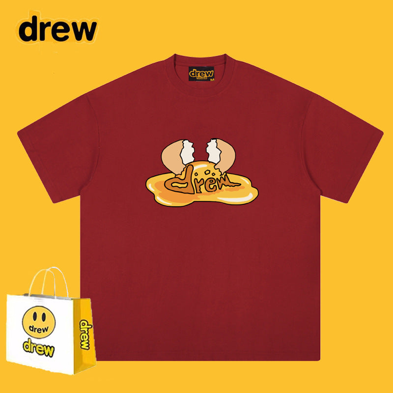 Drew T-shirts Short-Sleeved T-shirt Smiley Face