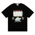 Rhude T-shirt Micro Label Yacht Print Short Sleeve T-shirt