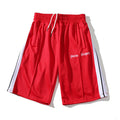 Palm Angels Shorts Striped Men's and Women's Sports Casual Shorts Loose Knee Length Pants