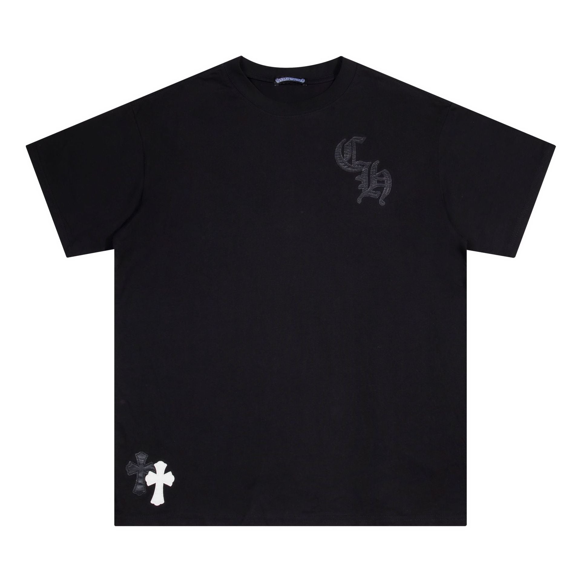 Chrome Heart T Shirts Croix Printed Short Sleeve T-Shirt Loose