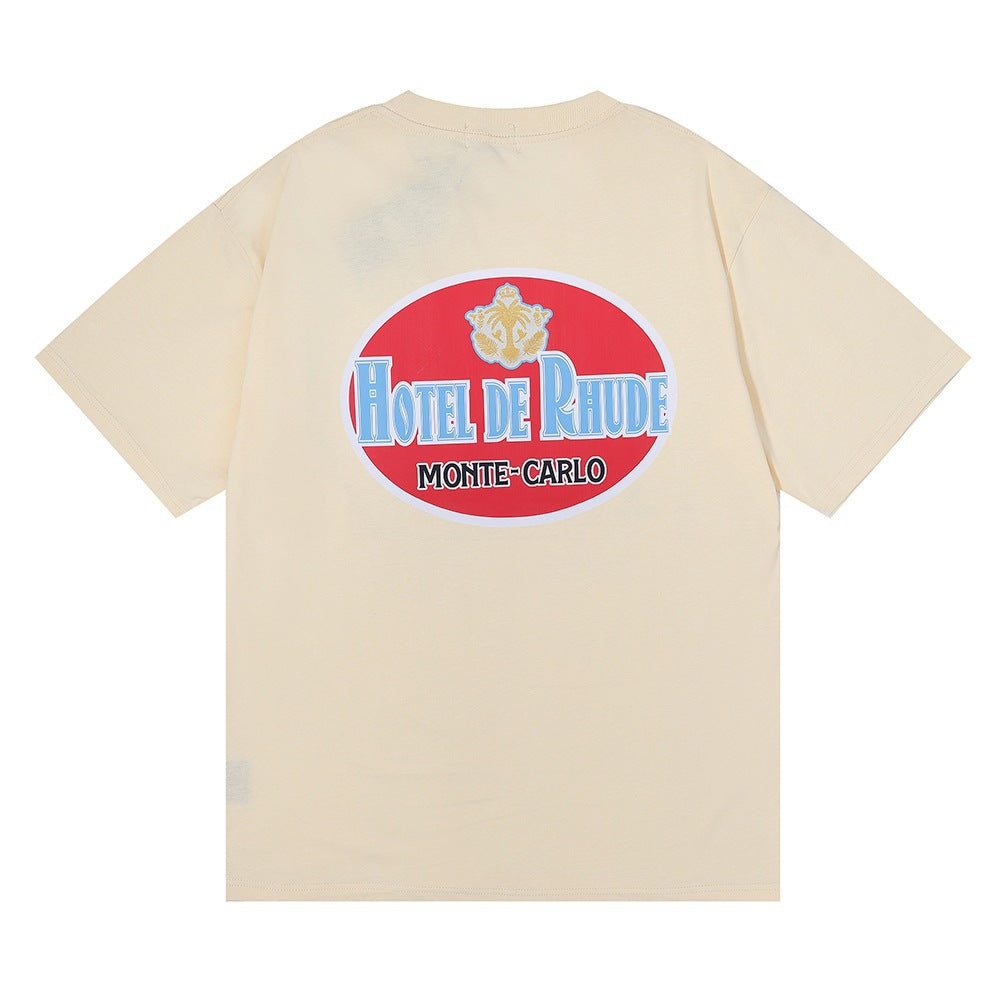 Rhude T-shirt Short Sleeve T-shirt Loose