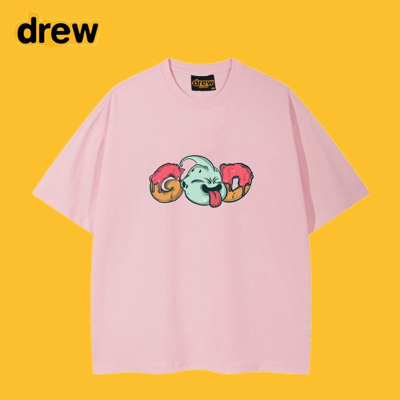Drew T-shirts Cotton Short-Sleeved Printed T-shirt