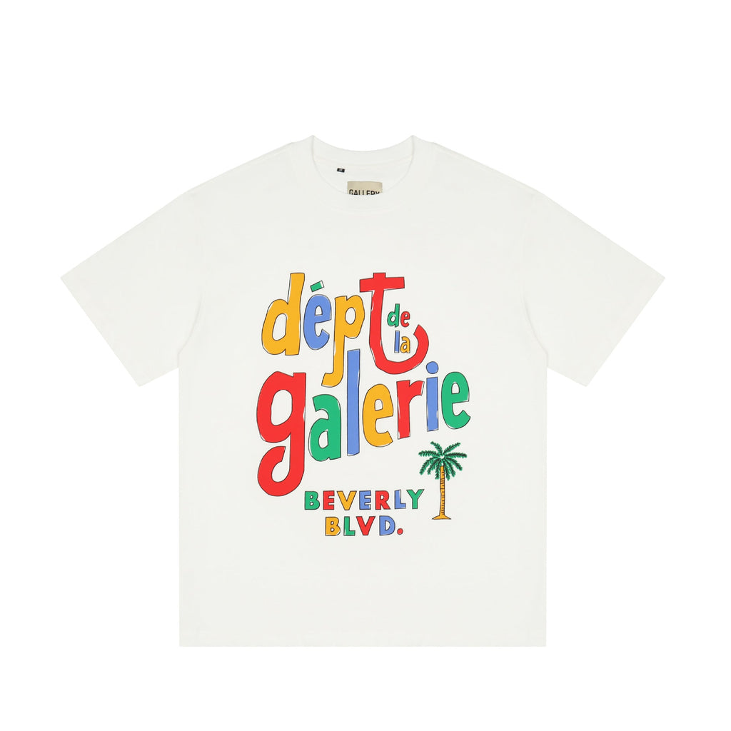 Gallery Dept T-shitrs Summer Short Sleeve plus Size Men and Women Half Sleeve