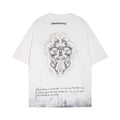 Chrome Heart T Shirts Sanskrit Short Sleeve T-Shirt Crew Neck