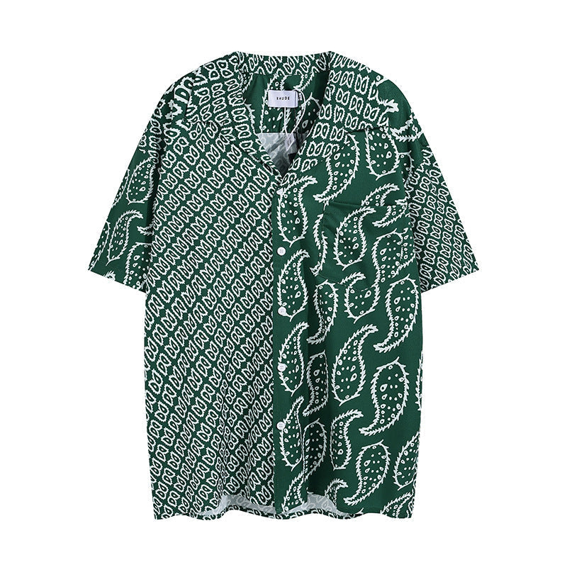 Rhude T-shirt Family Totem Casual Short Sleeve Shirt, Shorts