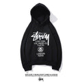 Stussy Hoodie Embroidered Fleece Fashion Hooded Sweater