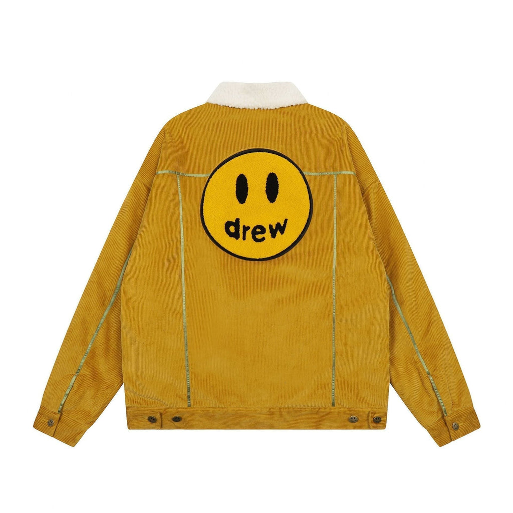 Drew House Jacket Unisex Lapel Fleece Denim Jacket