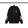 Chrome Heart Hoodie Croix Tires Zip Cardigan Hooded Sweater